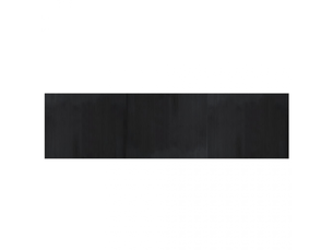 Tapis rectangulaire noir 80x300 cm bambou - comfortxl
