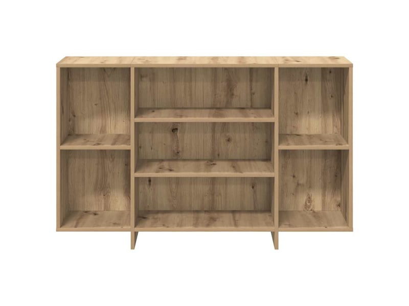 Buffet - bahut - meuble de rangement chêne artisanal 120 x 30 x 75 cm bois d'ingénierie - Conforama E