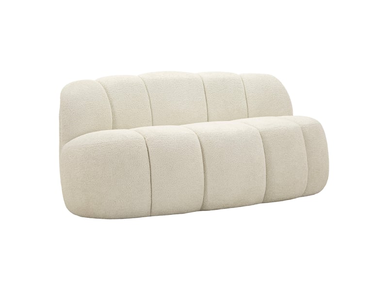  Canapé fixe 2 places alchi, assise 2, 82x58x147h cm blanc Alchi - Conforama A