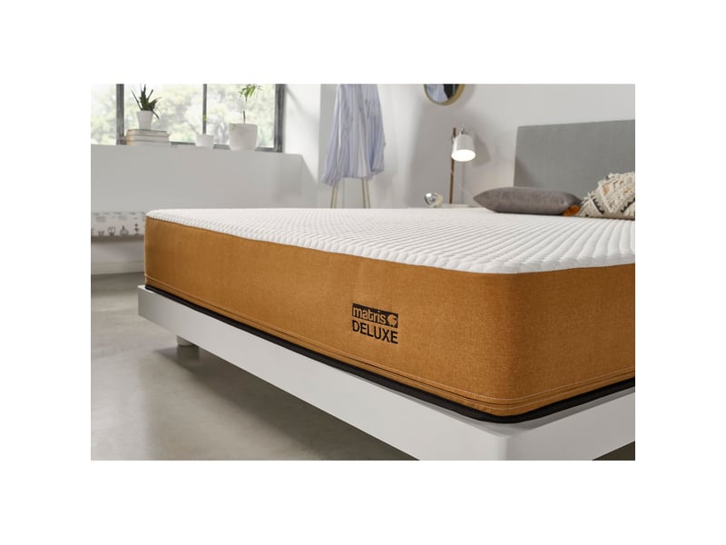  Matelas mémoire de forme et latex deluxe - mi-ferme, mémoire de forme et latex, déhoussable 8435720035988 - Conforama B