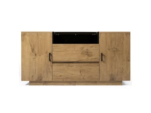 Commode 2 tiroir(s)    BGSRYAO  coloris bois clair largeur 140 cm