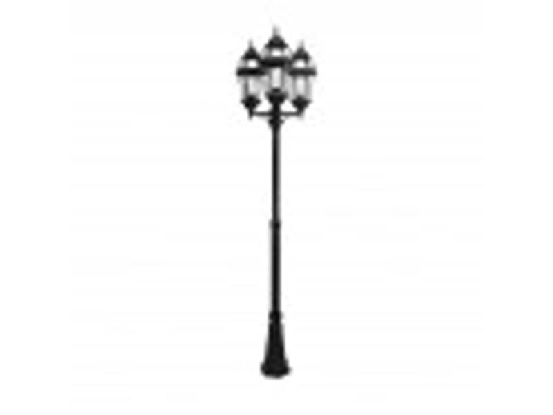  Lampadaire extérieur fabrilamp becrux 3 x e27 noir ip44 168,5-234 x 60 x 60 cm 149643009 - Conforama B
