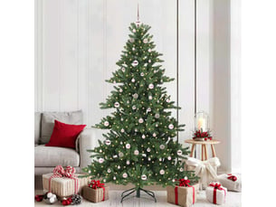 Sapin de noël - arbre de noël artificiel à branches articulées vert 210 cm