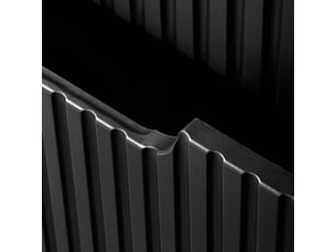 Meuble sous lavabo salle de bain rangement design avec 3 portes 90 x 60 x 40 cm noir 03_0010023