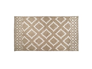 Tapis tissé plat meandro 60x110cm naturel