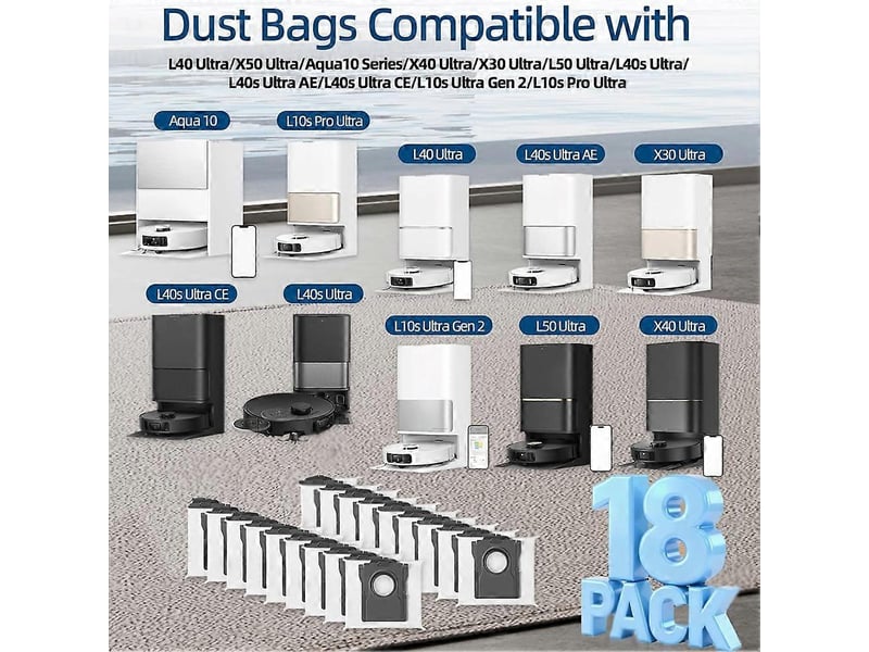 Dust bag for dreame x50 ultraaqua10 seriesx40 ultrax30 ultral50 ultral40s ultral40s ultra ae vacuum bags - Conforama E