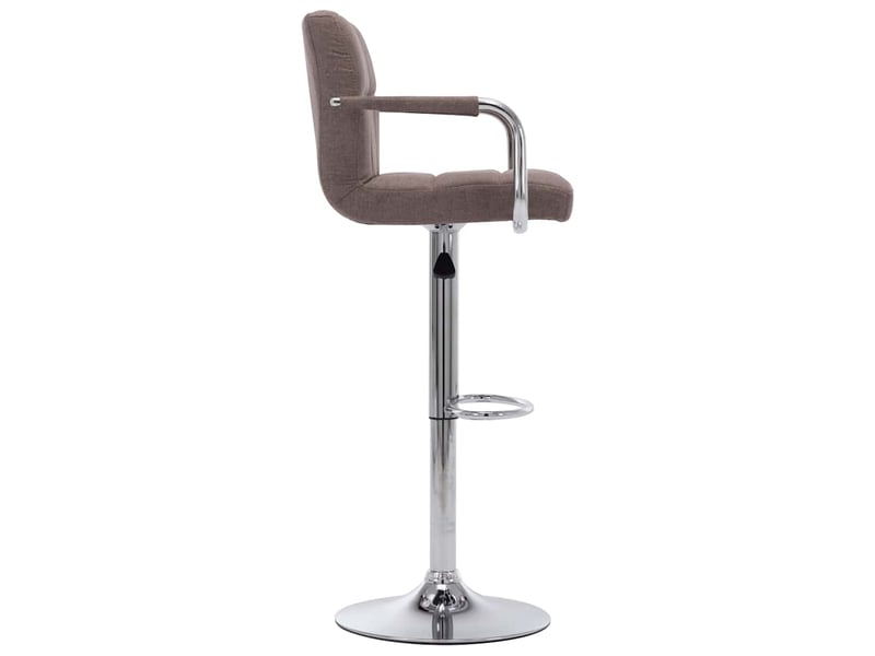  Tabouret de bar, chaise de bar taupe tissu shl2017  - Conforama C