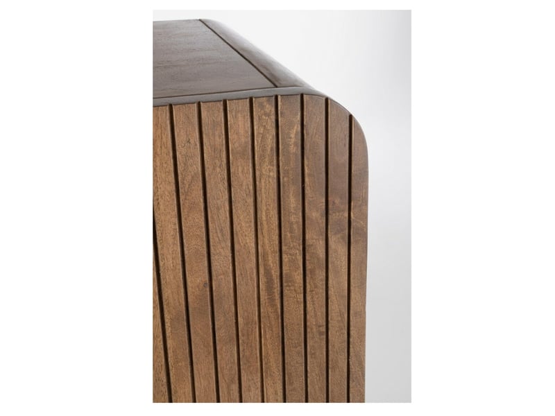  Meuble de salle à manger 4 portes , manguier naturel, mira  - Conforama E
