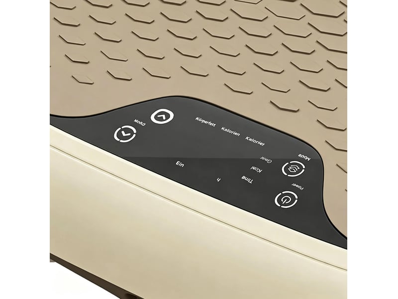  Plateforme vibrante 46x33x13,5 cm 20 vitesses métal beige  - Conforama D