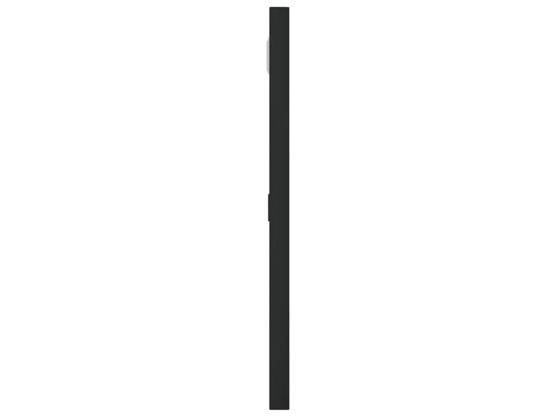  Miroir mural noir 30x30 cm carré fer cf62849  - Conforama D