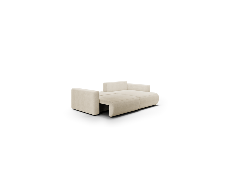  Canapé d'angle convertible 5 places welly beige  - Conforama D