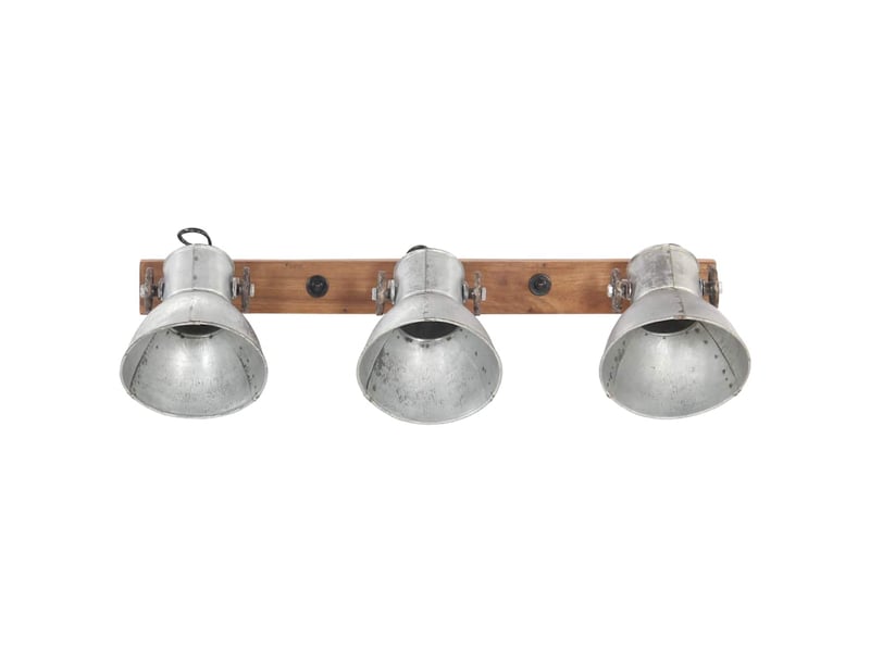  Lampe murale, applique murale industrielle argenté 65x25 cm e27  - Conforama C