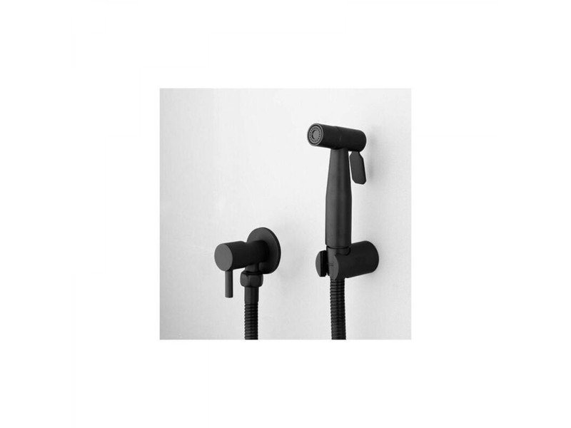  Pulverisateur de bidet portable noir, robinet de toilette, en acier inoxydable, salle de bain froide, valve shattaf, ensemble de je  - Conforama A