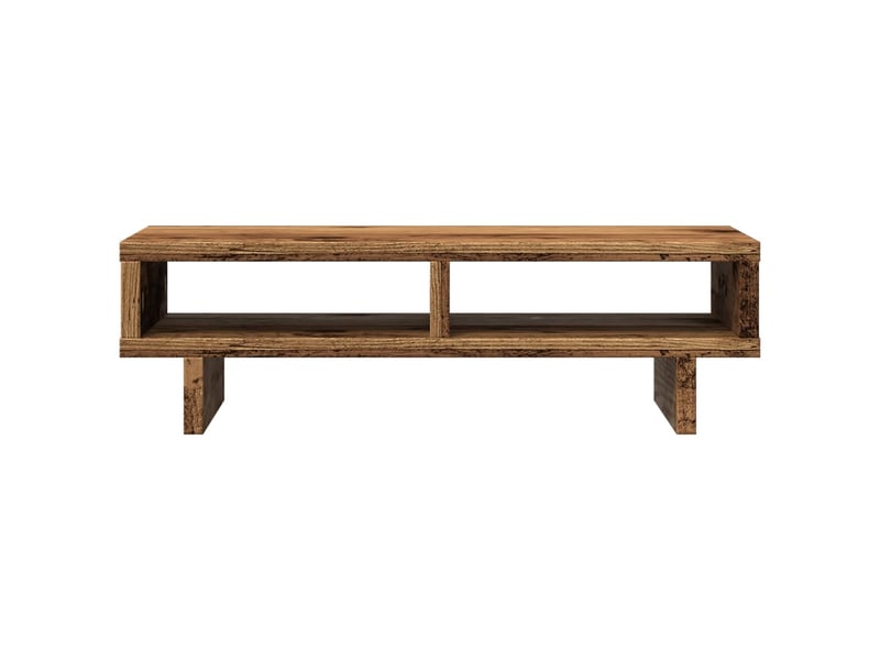  Support de moniteur table meuble bureau vieux bois 50 x 27 x 15 cm bois d'ingénierie marron 02_0045010  - Conforama B