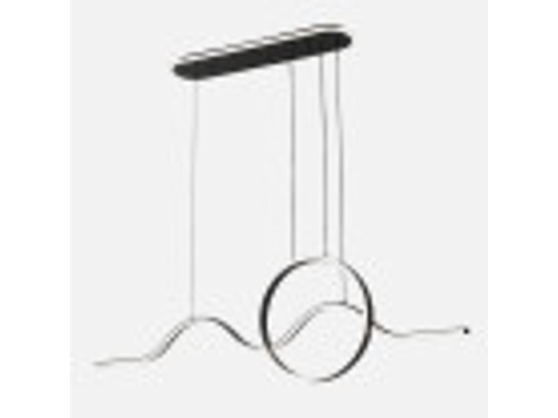 Fabrilamp year, suspension, moderne, led, 177 w, 15756 lm, 3000-4000-6000 k, noir, 50-118.5 x 120 x 15 cm 249692009 - Conforama D