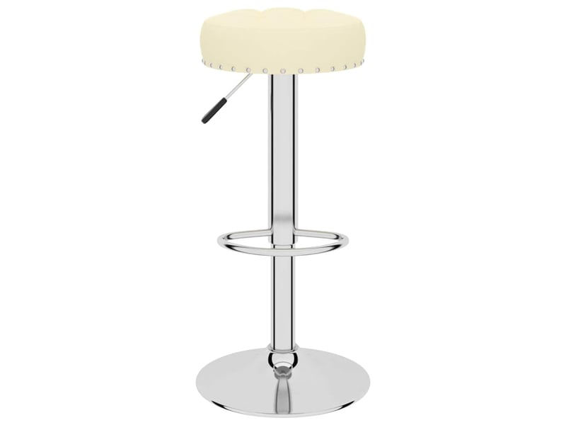  Lot de 2 tabouret de bar, chaise de bar crème tissu shl43335  - Conforama C