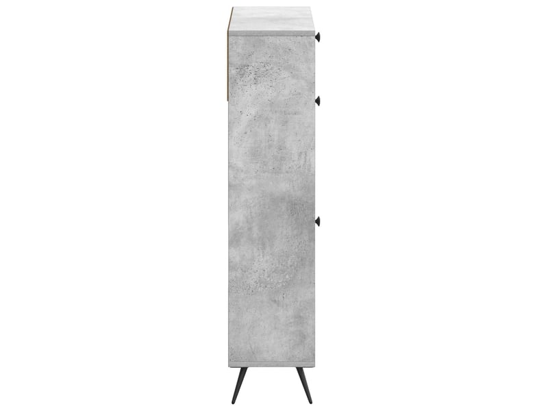  Meuble à chaussures, armoire à chaussures breda 78x24x103 cm bois d'ingénierie shl4079  - Conforama E