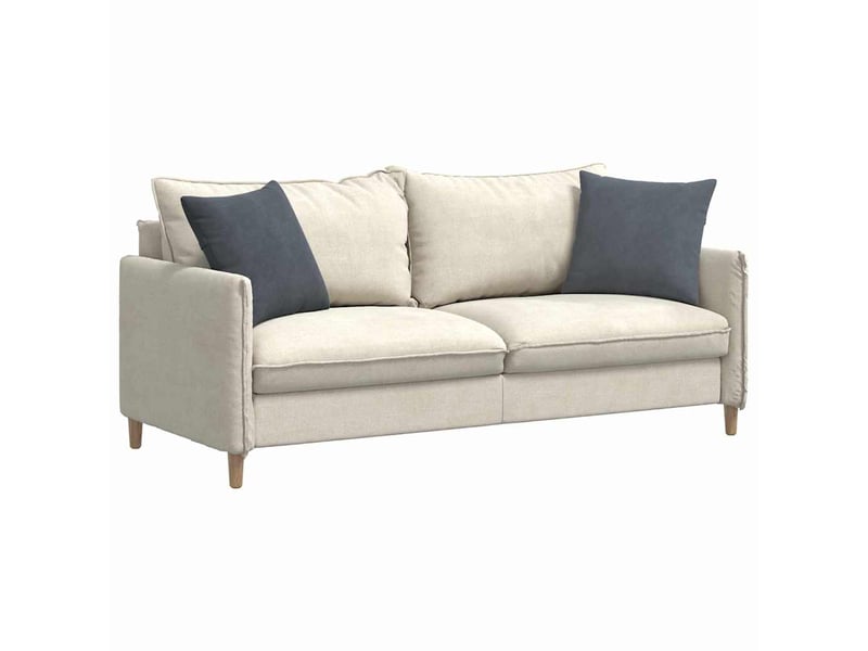  Lot de 2 coussins de canapé, coussins décoratifs gris foncé 45 x 45 cm cf59087  - Conforama C