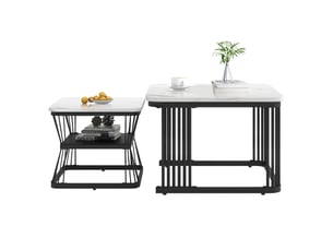 Table basse coloris blanc <strong>WISHDOR</strong> <strong></strong>