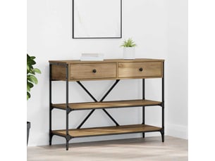 Console 0 tiroir(s) coloris beige <strong></strong> <strong></strong>