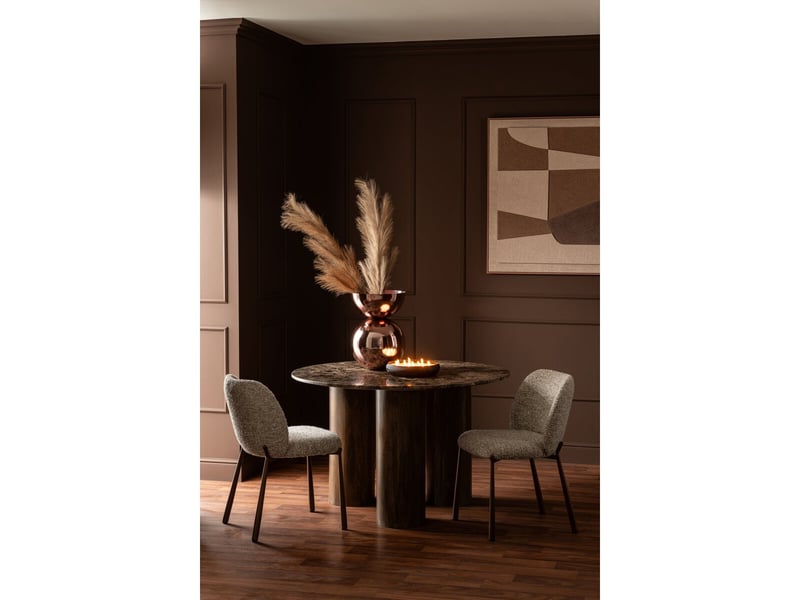  Tableau déco formes inès 82x102cm marron  - Conforama D