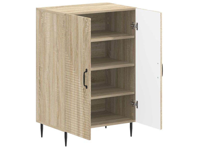  Meuble à chaussures, armoire à chaussures haarlem 59,5x39,5x89,5 cm chêne sonoma  - Conforama C