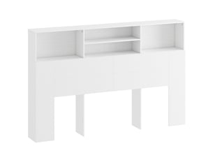 Lit avec rangement 160x200 cm <strong></strong>  <strong></strong> coloris blanc