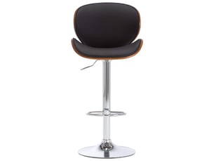 Tabouret de bar, chaise de bar noir similicuir shl49005