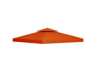 Toit de rechange pour pavillon - 3x3 m - polyester 180gm² - résistant aux intempéries - protection uv