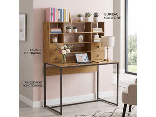 Bureau enfant   105 cm coloris naturel