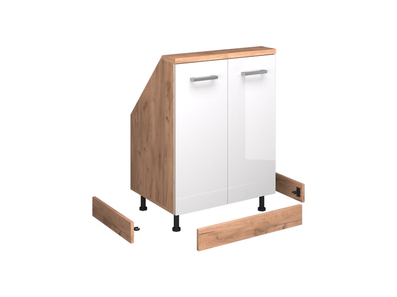  Vicco cache-socle, chêne doréchêne doré, 42.3x1.6cm lot de 2  - Conforama E