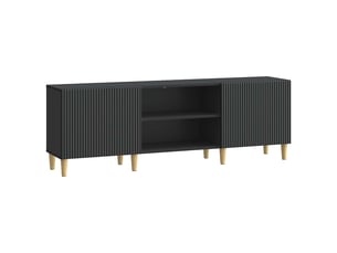 Meuble tv coloris noir 150 cm <strong></strong>  <strong></strong>