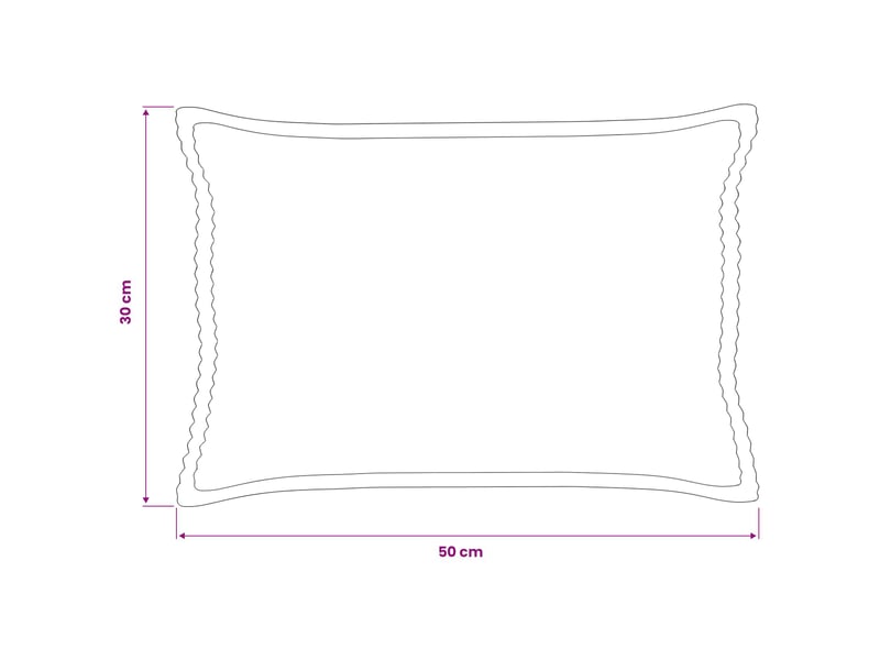 Lot de 2 housses de coussin houten gris vert clair 30 x 50 cm cf49320 - Conforama E
