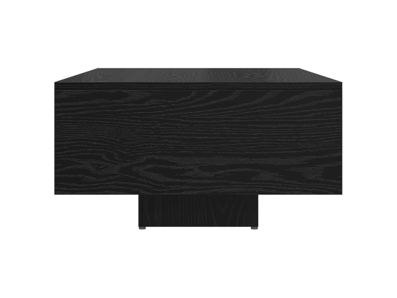  Table basse - table de salon - table à thé chêne noir 85 x 55 x 31 cm  - Conforama E