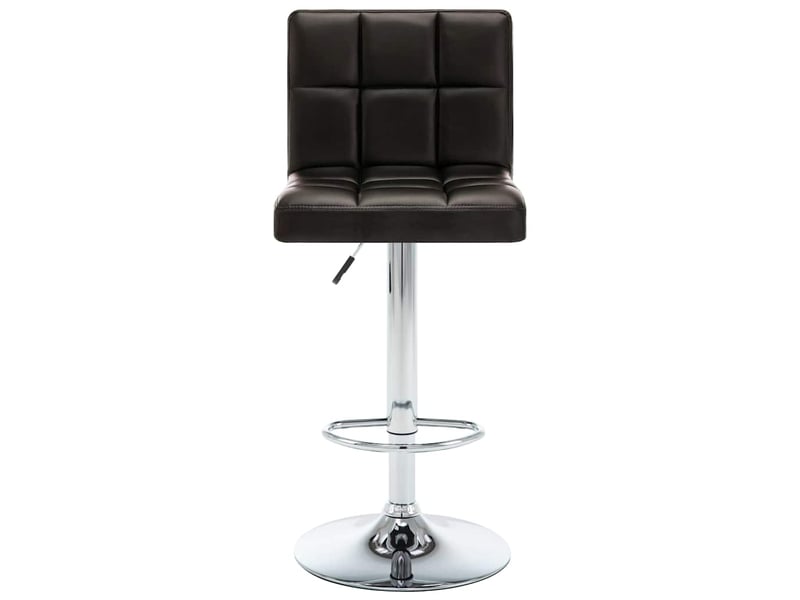  Lot de 2 tabouret de bar, chaise de bar marron similicuir shl32034  - Conforama D