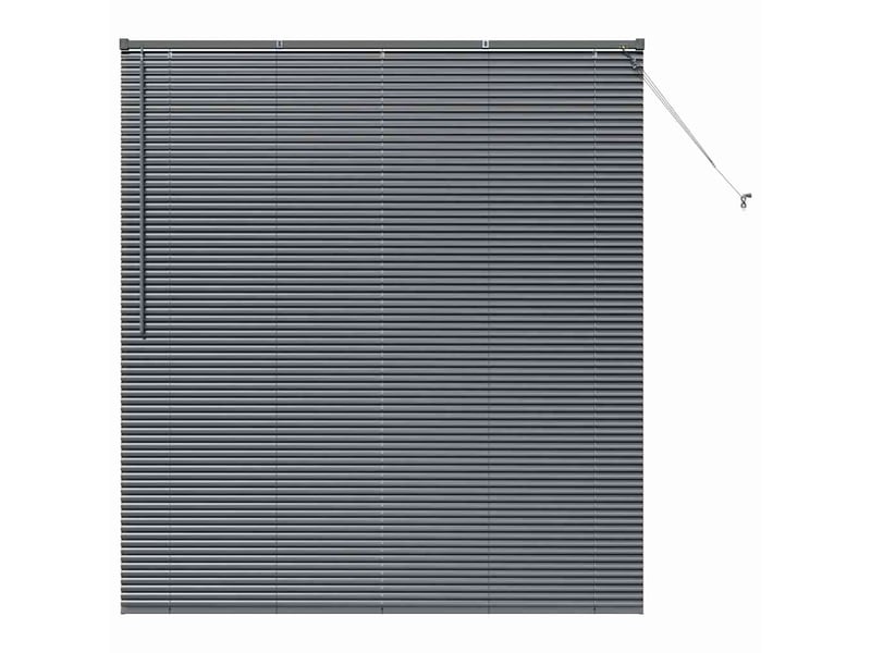 Store vénitien, store de fenêtre gris foncé 175 x 155 cm 25 mm aluminium cf47898 - Conforama A