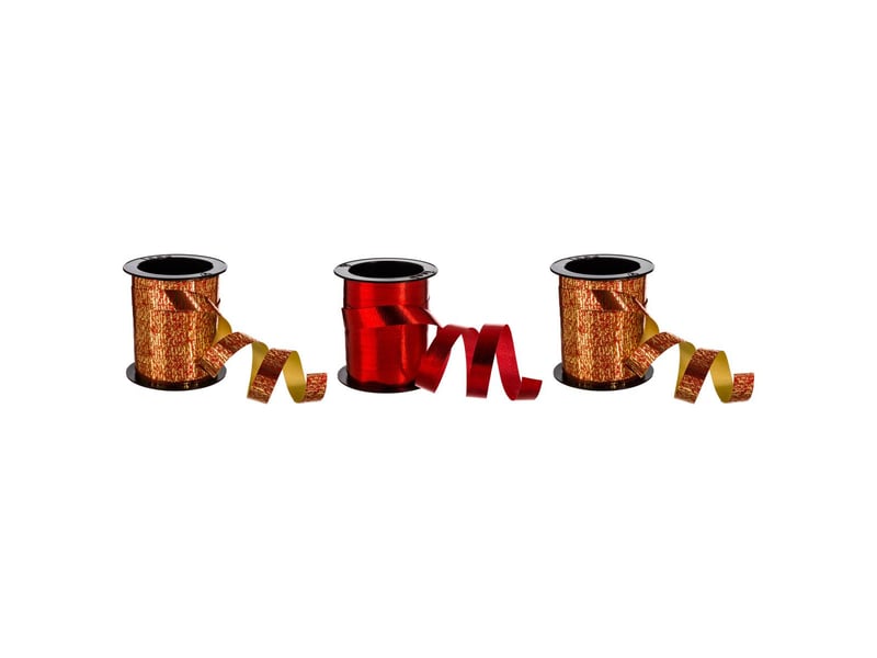  Lot de 3 rouleaux de bolduc 5 mm ou 10mm l.10m  - Conforama A