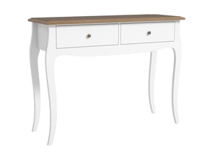 Console 2 tiroir(s)  coloris marron <strong></strong> <strong></strong>