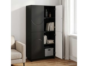 Buffet <strong></strong> <strong></strong> - 79 cm coloris noir