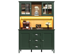 Buffet 3 porte(s)  1 tiroir(s)   - 40 cm coloris vert 