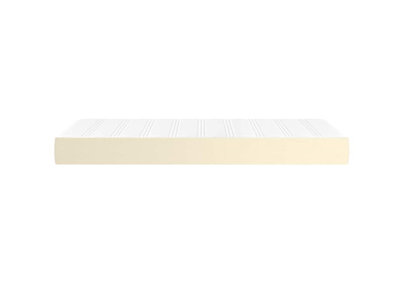  Matelas de lit à ressorts ensachés fermeté moyenne crème 100x200x20 cm  - Conforama D