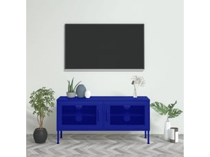 Meuble tv coloris bleu  <strong></strong>  <strong></strong>