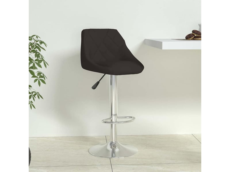  Tabouret de bar, chaise de bar noir similicuir shl7114  - Conforama B
