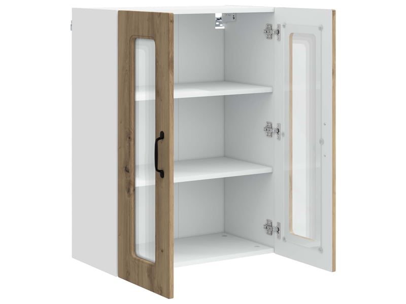  Meuble mural de cuisine | armoire de cuisine chêne artisanal shl1962  - Conforama E