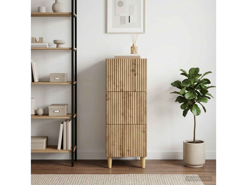  Armoire de rangement bureau, armoire à tiroirs 33 x 34.5 x 90 cm bois d'ingénierie shl8585  - Conforama D