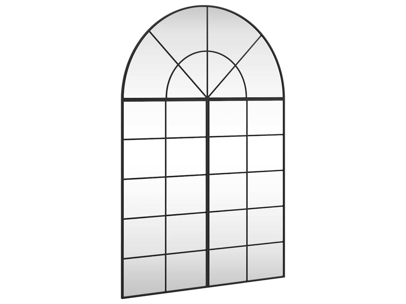  Miroir mural noir 100x150 cm arche fer cf62845  - Conforama A