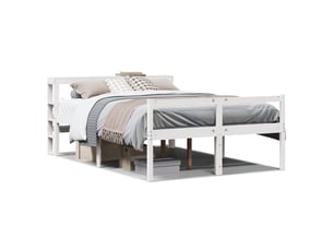 Lit 2 places 120x190cm coloris blanc