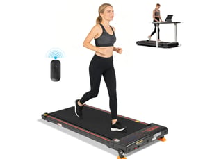 Tapis de marche pliable 109,5 x 48,6 x 10,6 cm noir, plastique et acier, inclinaison manuelle 4 niveaux