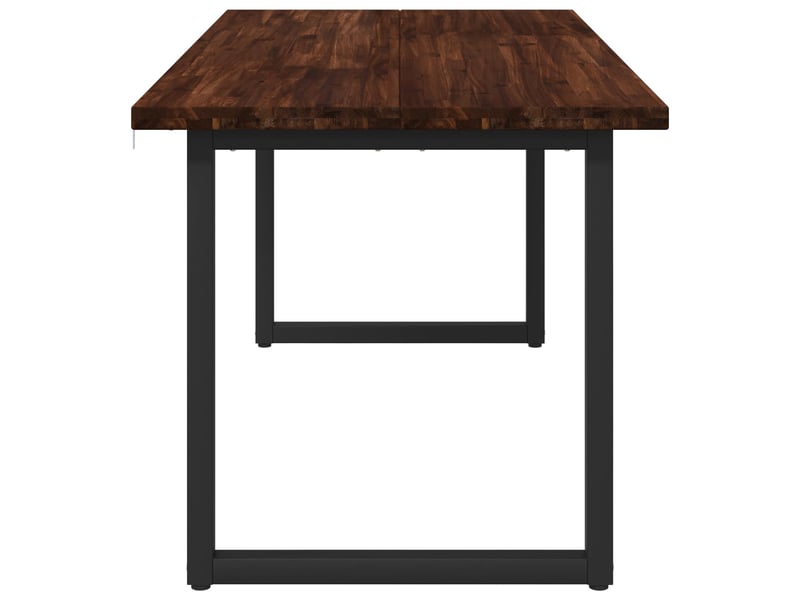  Table à manger, table de salle à manger carrée 160x70x75 cm bois d'acacia massif shl82264  - Conforama D