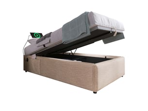Sommier coffre 90x200 cm REDOM épaisseur 29 cm